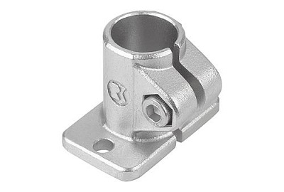 Rohrverbinder Fuß, aus Edelstahl, ICS - K0477